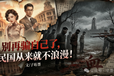 别再骗自己了，民国从来就不浪漫！