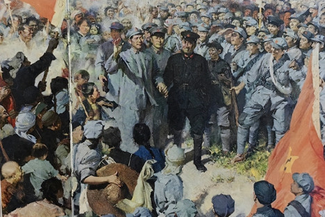 黄克诚：“朱老总与毛主席会师井冈山，这个功绩是很大的”