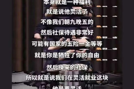 驳P大张副院长：灵活就业究竟是福利还是无奈？