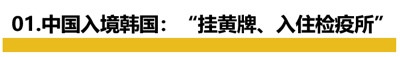 挂黄牌、住检疫所…最近中国入境日韩是种怎样的体验?