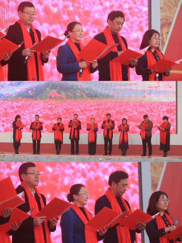 滦州市第三中学纪念毛主席诞辰126周年展演