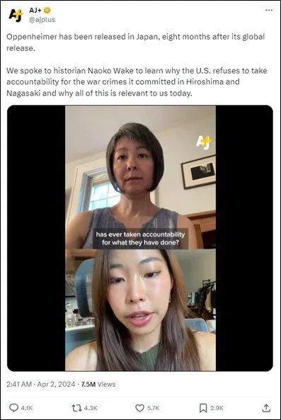 日本人想清算核战罪行，却让731上了美国热搜，我们的媒体去哪儿了？