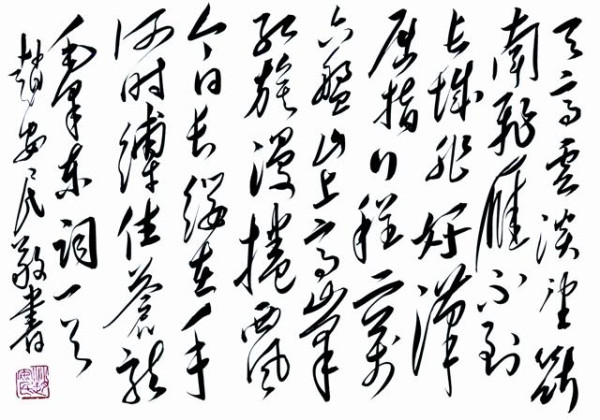 我书写我诗——赵安民的“毛体”书法