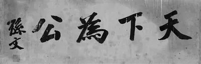 孙中山“天下为公”思想的时代意义