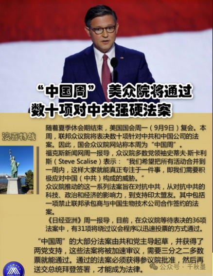 美利坚国会上演“中国周”闹剧，是“恐华惧华”还是“恐美惧美”？