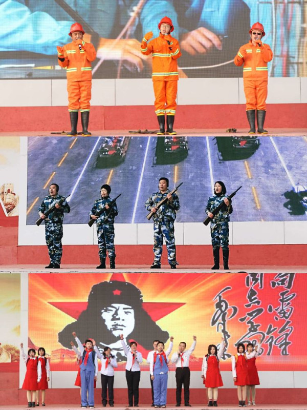 滦州市第三中学纪念毛主席诞辰126周年展演