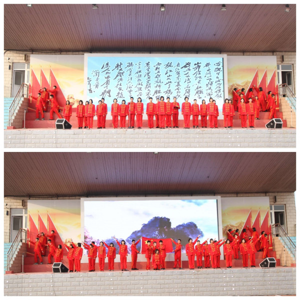 滦州市第三中学纪念毛主席诞辰126周年展演