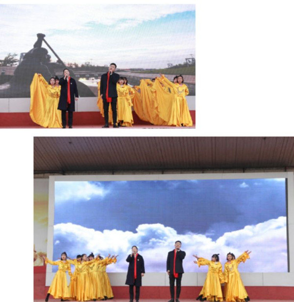 滦州市第三中学纪念毛主席诞辰126周年展演