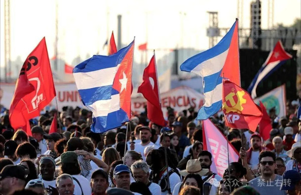 50万古巴人民参加五一反美护国大游行！