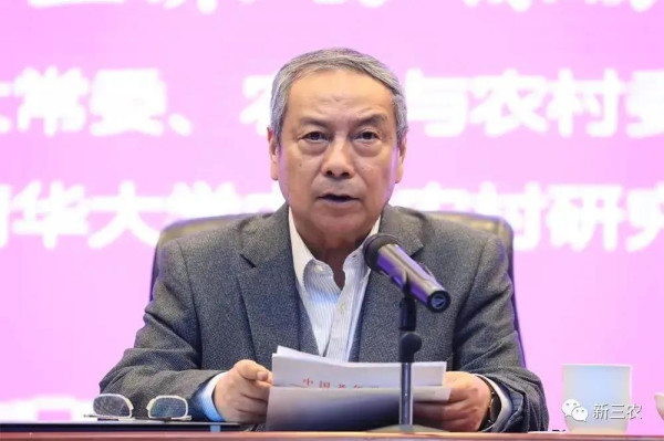 陈锡文：要警惕农村出现两极分化