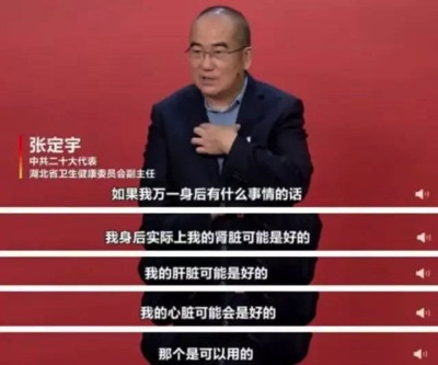二十大主席团成员张定宇:我退休之后,去乡镇卫生院