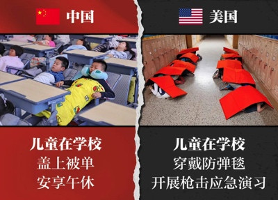中美对比,一目了然,不言而喻!