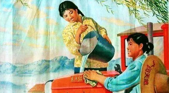 师伟:送别新中国第一位女拖拉机手----梁军