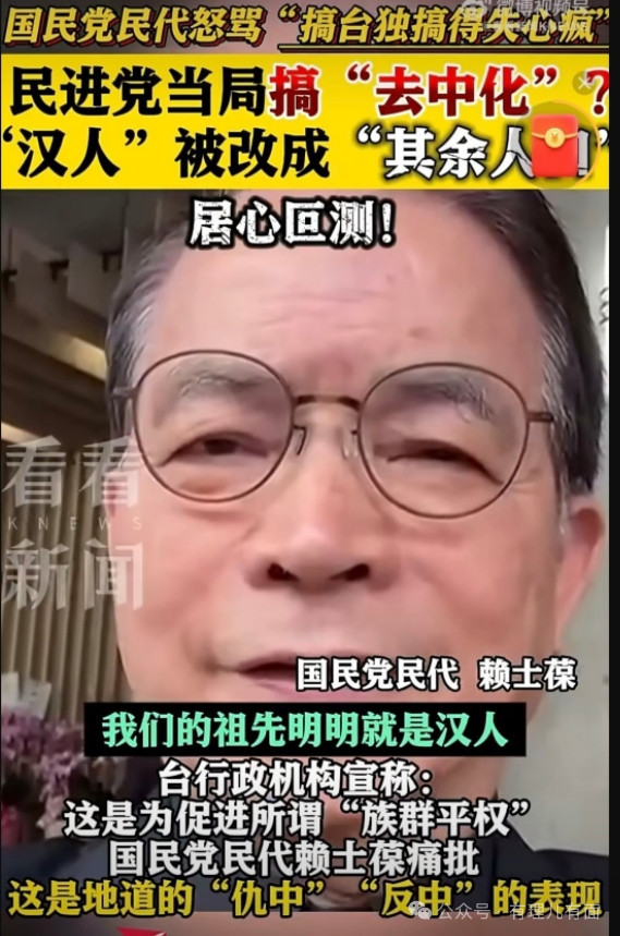 荒谬,台岛96%汉人为“其余人口”?