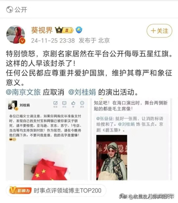 不能仅仅取消她的演出,还应该追究她的法律责任