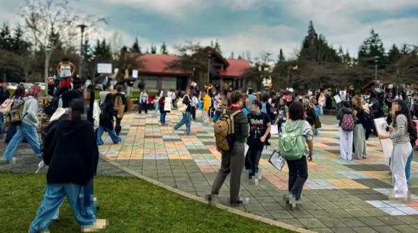 美国多地爆发革命学生运动