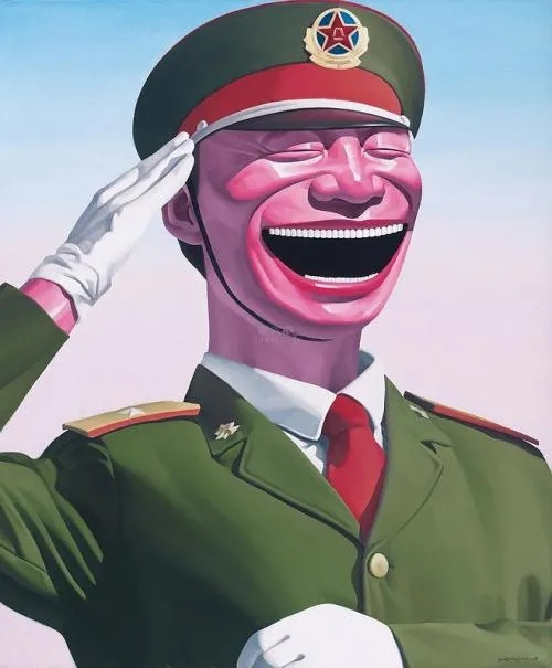 【震惊】画家岳敏君丑化解放军、抹黑毛主席，这是艺术还是政治？！