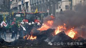 拖拉机围城记，欧盟27国农民“硬核逼宫”？