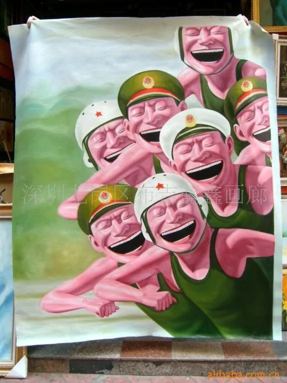 【震惊】画家岳敏君丑化解放军、抹黑毛主席，这是艺术还是政治？！