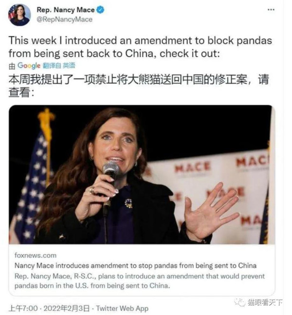 美国人,你这是连大熊猫都想抢了?