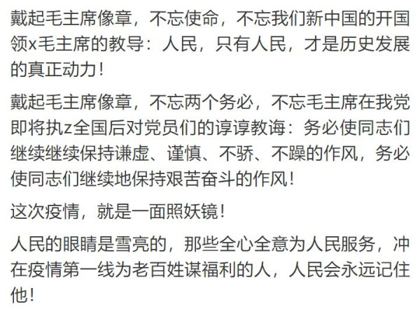湖南医疗队戴毛主席像章返程，来送别的区长已戴43天！