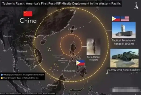 南海的历史转折点,美军中程导弹撤出菲律宾