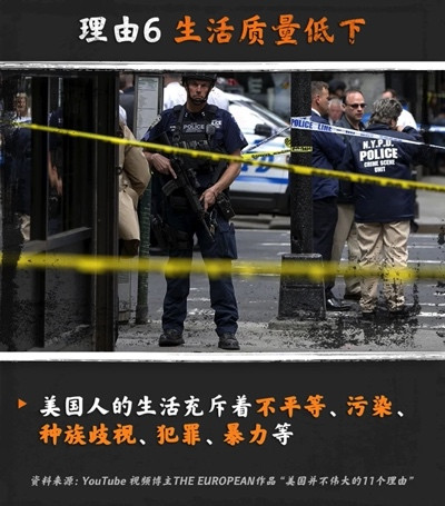 组图告诉你,美国从不伟大!